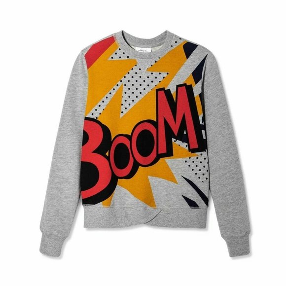 3.1 Phillip Lim for Target Women's Boom Graphic Sweatshirt - Picture 1 of 4